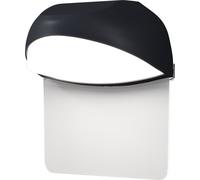 Maytoni Applique murale extérieure LED 7W, graphite, IP65, blanc chaud, série Gloss