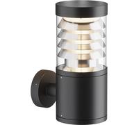 Maytoni applique murale extérieure Spir, graphite, 12W LED, blanc chaud, IP54, 3000K