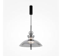 Maytoni Bangkok lampe suspendue 1x12 W noir MOD185PL-L6B3K6