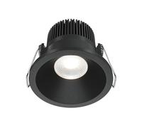 MAYTONI DECORATIVE LIGHTING Luminaire Spot de plafond Zoom Noir IP 65 Aluminium LED 410LM 4000K Pour Salon, Cuisine, Chambre, Salle à manger, Bureau
