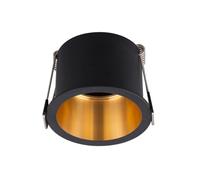 MAYTONI DECORATIVE LIGHTING Spot encastrable Frost noir et doré, en aluminium 1 X GU10 (50W) IP 20