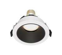 MAYTONI DECORATIVE LIGHTING Spot encastrable Reif blanc et noir, en aluminium 1 X GU10 (15W) IP 20