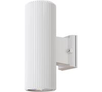 Maytoni RANDO Applique murale d'extérieur E27, 60 W, 2 lampes, blanc/transparent, IP54