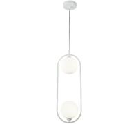 Maytoni Ring lampe suspendue 2x25 W blanc MOD013PL-02W
