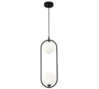 Maytoni Ring lampe suspendue 2x25 W noir MOD013PL-02B