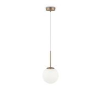 Maytoni Suspension boule verre - Or