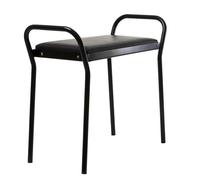Maze Tabouret Anyone noir-cuir noir