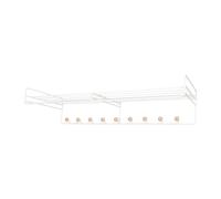 Maze Étagère à chapeaux Bill Hat Rack L Blanc
