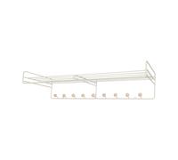 Maze Étagère à chapeaux Bill Hat Rack L Greige