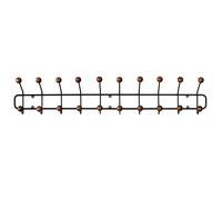 Maze Support à vêtements Bill Horizontal L Noir-marron foncé