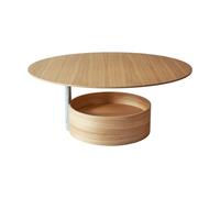Maze Table basse Parasol L Ø90 cm Oak