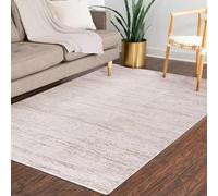 Mazovia Tapis - Beige Moderne Abstrait Tapis - Tapis pour Salon, Chambre, Salle à Manger, Bureau - Tapis à Poils Courts Rectangle - Certifié ÖKO-TEX - Èlégant Tapis - Beige Blanc - 120 x 170 cm