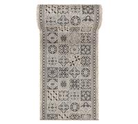 Mazovia Tapis Cuisine - Effet sisal Tapis de Cuisine - Tapis Cuisine Devant Evier Tissu Plat - Certifié Oeko-Tex - Tapis pour Cuisine Balcon Terrasse - Entretien Facile - Beige Taupe 80 x 150 cm