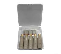 MB-15AK Buse de soudage avec revêtement spécial pour TIG 15AK/MIG/MAG, buse de cuivre en alliage d'aluminium résistant à la chaleur 0,8/1,0/1,2 mm, accessoires de soudage faciles à nettoyer (30 pièces