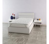 MB HOME ITALY, Surmatelas matelassé, Thermorégulateur, Blanc, 1 Place 85 x 195 cm