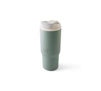 Mug isotherme avec paille 600ml vert