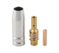 MB15 15AK MIG Kit d'accessoires de brûleur de soudage avec composants en cuivre et laiton, compatible avec les soudeurs MIG200 et MIG130 (0,6 mm)