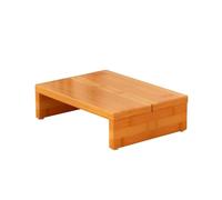 MBBTAG Marche Pied Bois, rehausseur en Bois Portable, Marche Pied Adulte, Forte capacité de Charge, Repose Pied Bois, Convient aux Chambres à Coucher, salles de Bains, Cuisines, Bureaux(40x30x11cm)