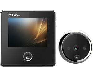 MBG Line Judas avec écran LCD 2,8" DD2 Grand angle 90° Mémoire intégrée Fonction de sonnerie Alimentation Batterie Sécurité Home Office