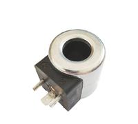 MBPAIHOP Bobine d'électrovanne de Pompe hydraulique DC12V DC24V Bobine d'électrovanne Diamètre intérieur 18 mm Hauteur 40 mm(DC12V)
