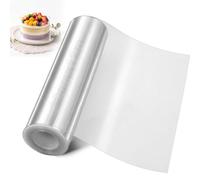 Mbsomnus Film pour bordure de gâteau - 30 cm x 12 m - Transparent et stable | Cercle à gâteau en plastique, réutilisable, hauteur 30 cm, stable, gâteau, mousse au chocolat, dessert