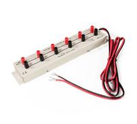 MC Power NVT-620 Barre de Distribution pour Bloc d'alimentation, 1 entrée et 6 Sorties, 20 A Max., DC