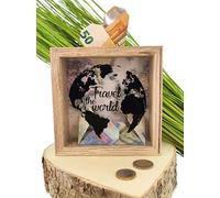 MC Trend Tirelire de voyage Travel The World, tour du monde, voyage de rêve, tirelire de voyage, idée cadeau.