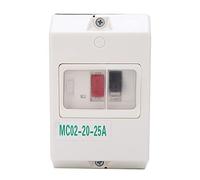 MC02-20-25A Interrupteur de Protection Moteur, 220V/380V, 20-25A, Disjoncteur Isolateur Étanche IP55, ABS, pour Moteur Électrique