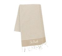 MC2 Saint Barth - Foutas N Serviette de Plage Rayée - unisex - Accessoires - Beige - Taille: ONE Size