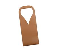 MCAOAL Porte-vin en cuir PU durable Sac élégant pour affaires et fêtes Célébrations Exceptionnel Support de qualité artisanale, marron clair, Taille unique
