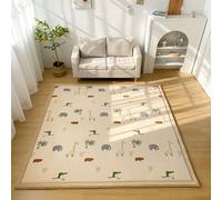 MCBHSH Tapis en Velours Corail Tapis Tatami Antidérapants Tapis de Jeu，Tapis de Salon