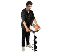 MccoMMon 52 cc 2 temps essence excavatrice à fosse dorsale appareils de forage, 2,4 CV essence pelle à trou creux Clôture foreuse à trou d'enfoncement excavatrice, UN homme Pelle mécanique de fosse