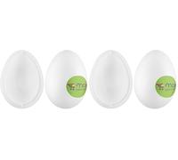 MCE-Commerce Œuf en polystyrène de 21 cm, 2, 1 pièce, pour Bricolage et décoration de Pâques, Blanc (Lot de 2)