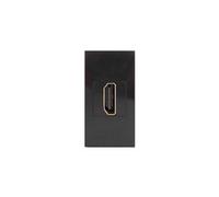 MCE720B - Prise HDMI - Prise murale modulaire - encastrée - Noir