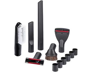 McFilter | Kit de 12 buses. Compatible avec MAKITA VC2000L VC2010L VC2012L VC2511L VC2512L VC3011L VC3012L VC3511L | Suceur pour fentes, brosse pour meubles, brosse d'aspiration, adaptateur