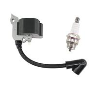 MCHNIC Bobine d'allumage avec bougie d'allumage pour Stihl FS38 FS45 FS46 FS55 FC55 HS45 HL45 Tronçonneuse de rechange 4140 400 1308