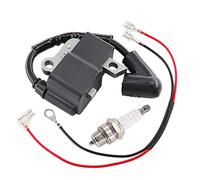 MCHNIC Bobine d'allumage avec bougie d'allumage pour tronçonneuse Husqvarna 435 II, 435 E II, 440 II, 440 E II, 445 II, 445 E II - Remplace 579638803 579638802