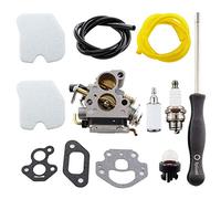 MCHNIC Carburateur avec filtre à air et bougie d'allumage pour Husqvarna 235 235E 236 236E 240 240E 120 MARK 2 Jonsered CS2234 CS2238 Tronçonneuse de rechange 574719402 545072601