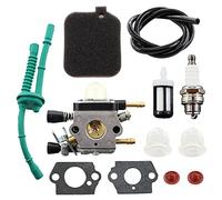 MCHNIC Carburateur avec filtre à air et tuyau d'essence pour Stihl BG45 BG46 BG55 BG65 BG85 BR45C SH55 SH85 BG 45 46 55 65 85 Souffleuse remplace le carburateur Zama C1Q-S68G 4229 1200 606