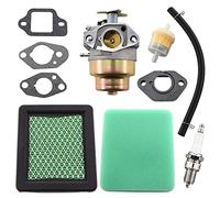 MCHNIC Carburateur avec joint d'étanchéité Kit de filtre à air pour Honda GCV135 GCV160 GC135 GC160 Moteur HRB216 HRR216 HRS216 HRT216 HRZ216 Remplace 16100-Z0L-023 Tondeuse à Gazon
