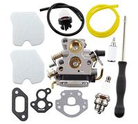 MCHNIC Carburateur avec Tournevis de Réglag Filtre à Air pour Husqvarna 235 235E 236 236E 240 240E C1T-W33 4 Zama Tronçonneuse Remplace 574719402 545072601