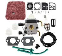 MCHNIC Carburateur Carb avec Carburateur Membrane Joint Réparation kit pour Stihl FS38 FS55 FC55 FC75 FC85 FS310 HS45 HS75 HS80 HS85 Zama C1Q-S169B Le Taille-Haie et Tuyau