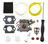 MCHNIC Kit de carburateur avec Tournevis de Réglage Filtre à Air pour Ryobi RBC30SET RLT30CET RHT2660DA RLT26CDS RBC26SES Remplace Zama C1U-H60 308054003 308054008 308054012