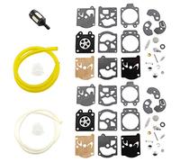 MCHNIC Kit de reconstruction de carburateur avec membrane K10-WAT pour Walbro WT-1 WT-10 Stihl FS40 FS44 Husqvarna 50R 26L 232R 235R 225R 240 McCulloch Echo et autres
