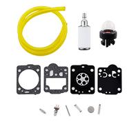 MCHNIC Kit de réparation de membranes de carburateur avec tuyau d'essence et filtre à essence pour Husqvarna 435 435E 440 440E Zama RB-149