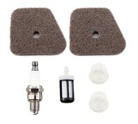 MCHNIC Kit d'entretien de filtre à air pour filtre à carburant Stihl FS90 FS90R FC90 FC100 FC110 KM100 KM110 FS90 FS94 FS100 FS100R HL100 HL90 HT100 HT131# 4180-120-1800 Tondeuse