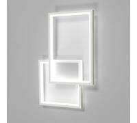 Mckalen Applique Murale Intérieure LED, 34W 3825LM Lampe Murale LED Moderne, 41CM Blanc Éclairage Mural Chambre en Aluminium Blanc Froid 6500K pour Salon, Cuisine, Couloir, Escalier