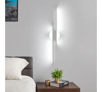 Mckalen Applique Murale Intérieure LED 60CM 24W Aluminium Blanc Froid 6500K