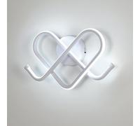 Mckalen Applique Murale LED Intérieure 21W Forme d'amour Blanc Froid 6500K