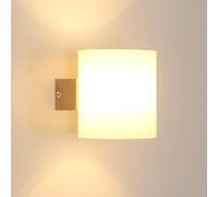 Mckalen E27 Applique Murale Intérieure Bois Moderne Lampe Murale en Verre